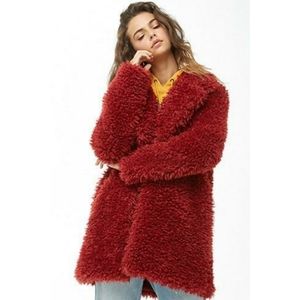 Forever 21 faux fur coat